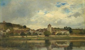 Vesnice La Celle-sous-Moret.