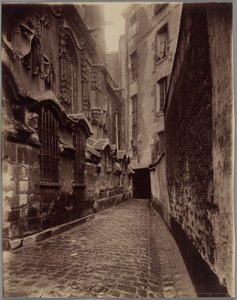 Bývalá kostnice Saint-Gervais-Saint-Protais, rue François Miron od Eugène Atget