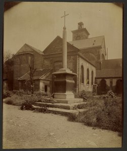 Starý hřbitov Sainte-Marguerite, Rue Saint-Bernard od Eugène Atget