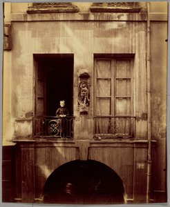 Bývalá Collège de Chanac, 12 rue de Bièvre od Eugène Atget