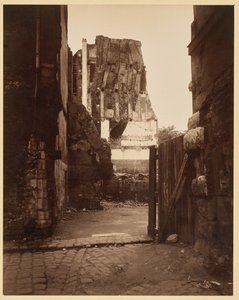 Nároží u hřbitova, Saint-Benoît od Eugène Atget