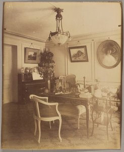 Interiér pana F., burzovního makléře, rue Montaigne od Eugène Atget