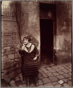 La Villette, ulice Asselin od Eugène Atget