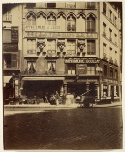 Dům, Place du Caire 2 (budova, Place du Caire) od Eugène Atget