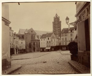 Pontoise, Place du Grand Martroy od Eugène Atget