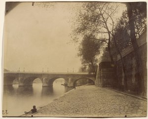 Přístav La Mégisserie od Eugène Atget