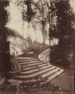 Schody v Saint-Cloud od Eugène Atget