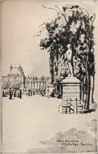 Lucemburská zahrada, 1915 od Eugene Bejot