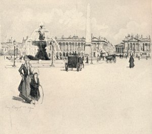 Place de la Concorde, 1915 od Eugene Bejot