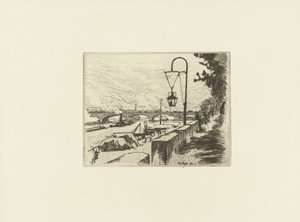 Panoráma města s Austerlitz mostem a Seinou v Paříži Pont d