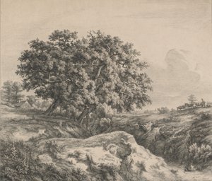 Dub u rokle, 1845. od Eugene Bléry
