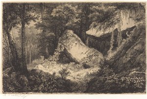 Bílé skály, publikoval 1849. od Eugene Bléry