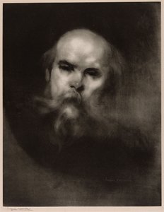 Portrét Paula Verlaina od Eugène Carrière