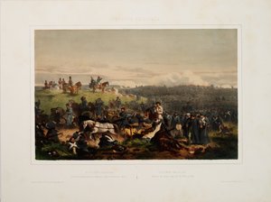 20. září 1854. Ústup ruské armády po bitvě u Almy, 1855. od Eugene Charles Francois Guerard