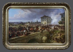 Císařská garda v Pont de Magenta, 4. června 1859 od Eugene Charpentier