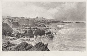 Cape St. Mathieu, 1846. od Eugene Ciceri
