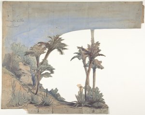 Návrh pro jeviště v opeře, Paříž, 1828-90. od Eugene Ciceri