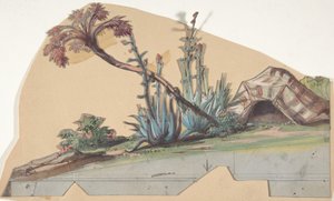 Návrh pro jeviště v opeře, Paříž, 1830-90. od Eugene Ciceri