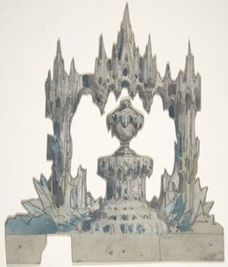Návrh pro jeviště v opeře, Paříž, 1830-90. od Eugene Ciceri