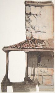 Návrh pro jeviště v opeře, Paříž, 1830-90. od Eugene Ciceri