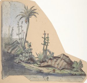 Návrh pro jeviště v opeře, Paříž, 1830-90. od Eugene Ciceri