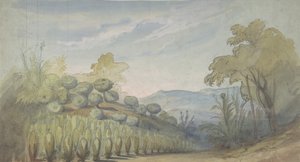 Návrh pro jeviště v opeře, Paříž, 1830-90. od Eugene Ciceri