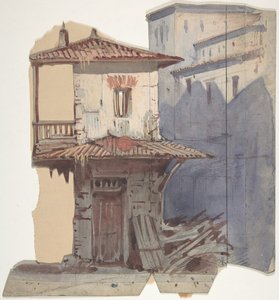 Návrh pro jeviště v opeře, Paříž, 1830-90. od Eugene Ciceri