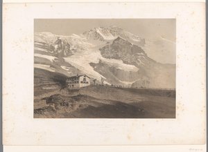 Pohled na Jungfrau z Kleine Scheidegg La Jungfrau vue de la petite Scheideck (název na objektu) Tváře ve Švýcarsku a Savoy (název série) La Suisse et la Savoie (název série na objektu) od Eugene Ciceri