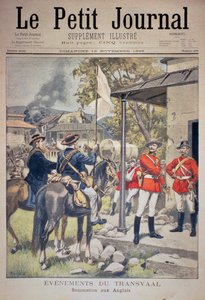 Události v Transvaalu: Předvolání Angličanům, přední strana obálky Le Petit Journal, 12. listopadu 1899 od Eugene Damblans