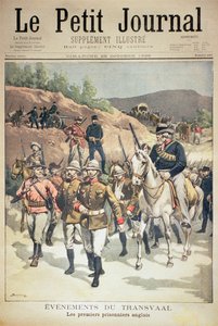 Události v Transvaalu: První angličtí zajatci, přední obálka Le Petit Journal, 29. října 1899 od Eugene Damblans