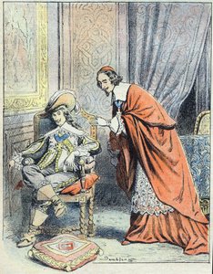 Ilustrace k filmu "Vint ans apres" (Dvacet let poté) od Eugene Damblans