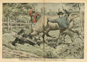Ilustrace Eugene Damblans (1865-1945) v Le Pelerin od Eugene Damblans