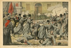 Ilustrace Eugene Damblans (1865-1945) v The Pelerin od Eugene Damblans