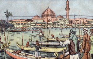 Mada Ashar, ilustrace Damblans z francouzského papíru "Le Pelerin" 29. ledna od Eugene Damblans