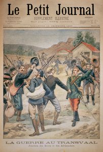 Válka v Transvaalu: Svaz Búrů a Afrikánců, přední obálka Le Petit Journal, 10. prosince 1899 od Eugene Damblans