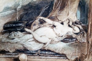 Odalisque Couchee, c1815-1865
