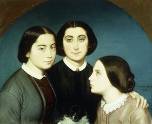 Portrét tří dcer Charlese Naudiera, 1854