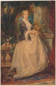 Portrét Madame Thomas (rozená Camille Boucher) od Eugene Isabey