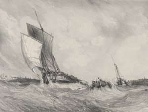 Návrat do přístavu, 1833. od Eugene Isabey