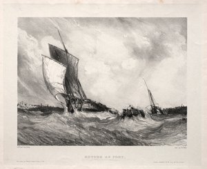 Six Marines: Return to Port, 1833. od Eugene Isabey
