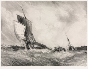Six Marines: Return to Port, 1833. od Eugene Isabey
