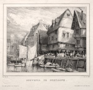 Suvenýry: Suvenýr z Bretaně od Eugene Isabey