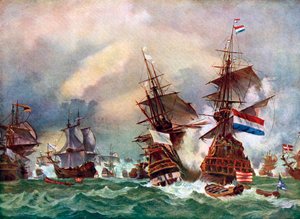 Bitva u Texelu, 1673 c1920.