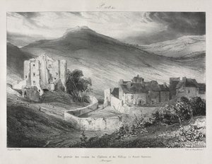 Malebné a romantické cesty starověkou Francií, Auvergne..., 1831. od Eugene Isabey