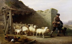 Pastýř a jeho stádo, 1862