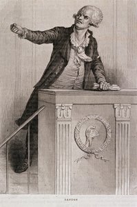 Portrét Georgese Jacquese Dantona (1759-94) (rytina)