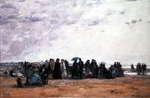Přímořské napajedlo od Eugene Louis Boudin