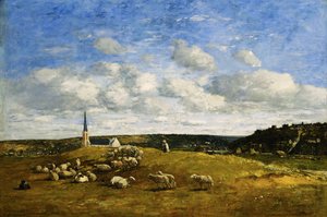 Deauville, 1870-1874 od Eugene Louis Boudin