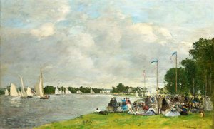 Regata v Argenteuil, 1866. od Eugene Louis Boudin