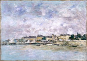 Přístav, Trouville, 1886 od Eugene Louis Boudin